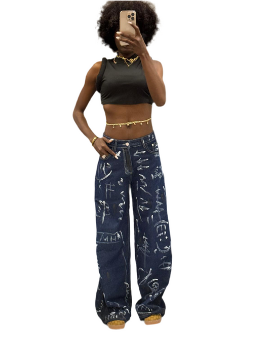 JEANS GRAFFITI
