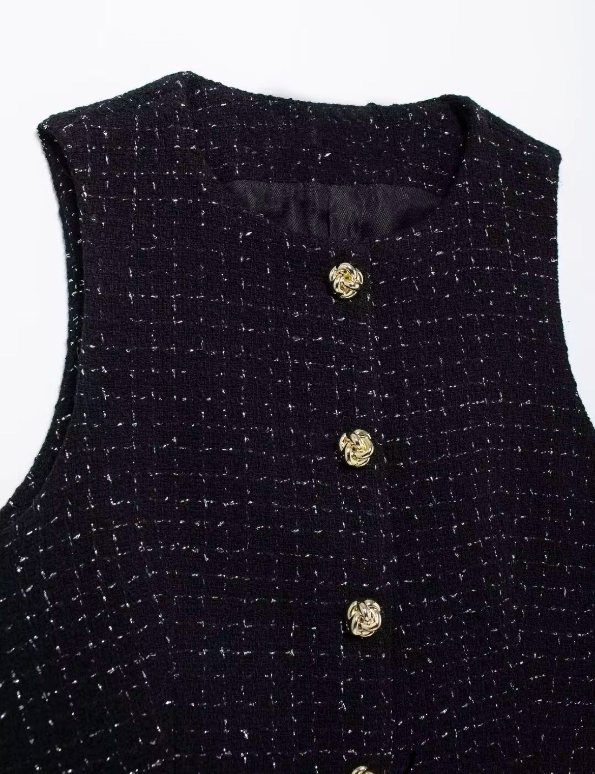 PLAID VEST