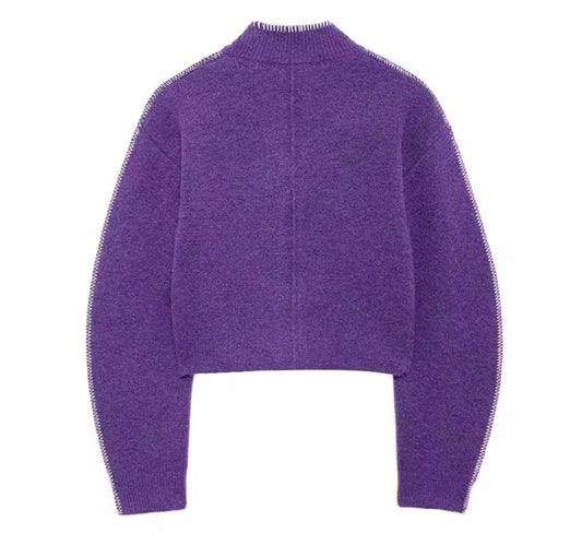 MAGLIONE VIOLA