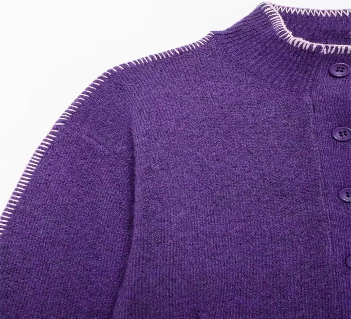 MAGLIONE VIOLA