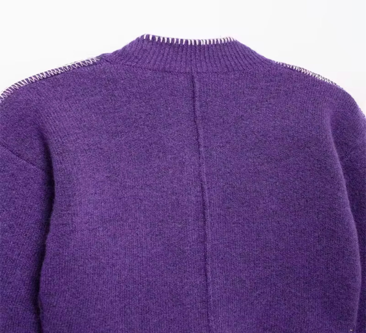 MAGLIONE VIOLA