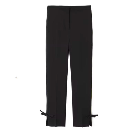 PANTALONI FIORE ELEGANTE