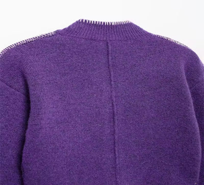 MAGLIONE VIOLA