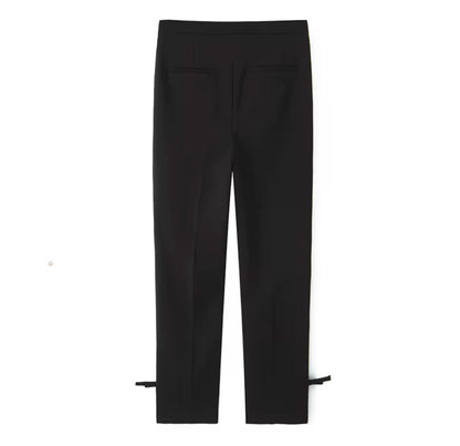 PANTALONI FIORE ELEGANTE